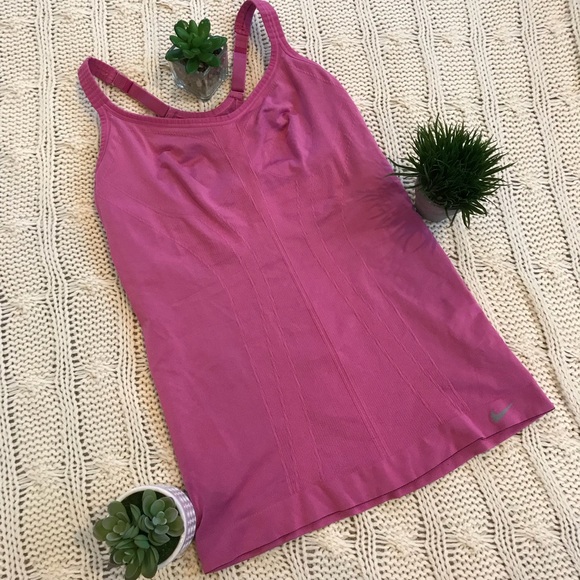 Nike Tops - 🍍{Nike} Dry Fit Racerback Tank Purple Pink Sz Med